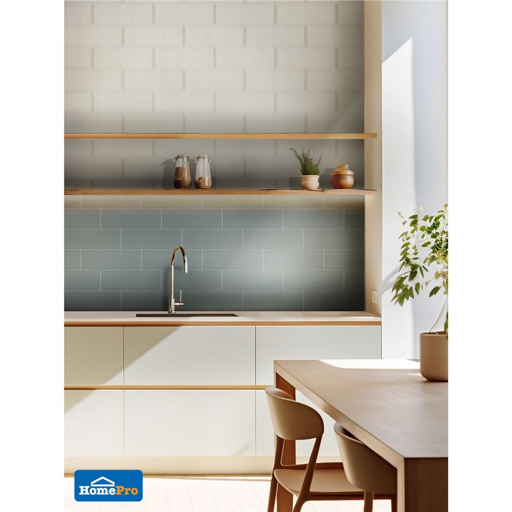 กระเบื้องผนัง 10x30 ซม. TARA เอมบอส โฟล์ท เขียว