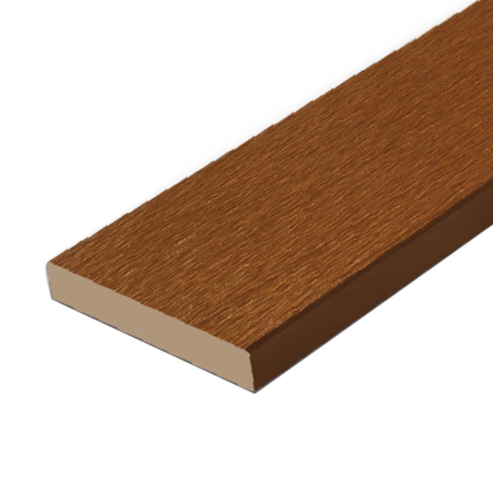 ไม้พื้น SHERA คัลเลอร์ทรู ขอบวี ลายเสี้ยน 15X300X2.5 ซม. สีไม้สักทรายทอง