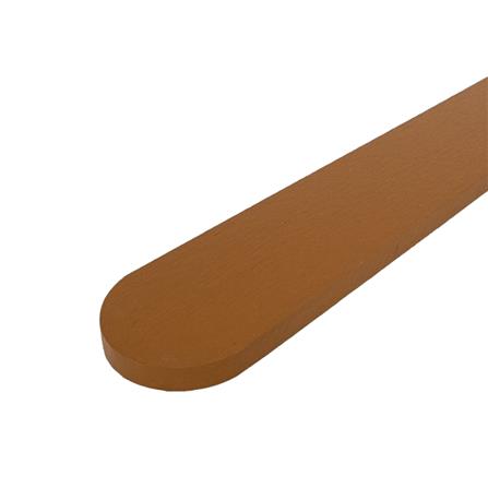 ไม้รั้ว หัวโค้ง CONWOOD พฤกษา หน้า 4 นิ้ว 10X100X1.6 ซม. สีไม้สัก