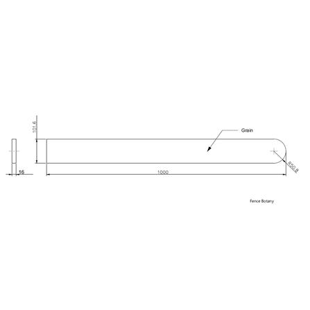 ไม้รั้ว หัวโค้ง CONWOOD พฤกษา หน้า 4 นิ้ว 10X100X1.6 ซม. สีไม้สัก_7