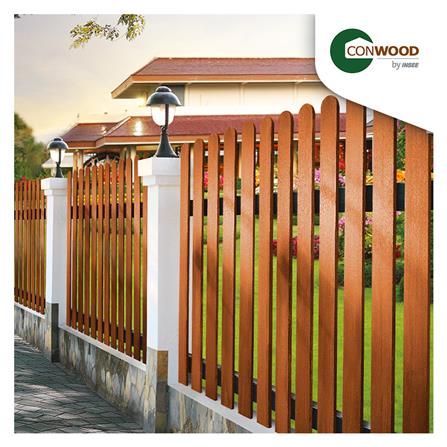 ไม้รั้ว CONWOOD พฤกษา 10X150X1.6 ซม. สีมะฮอกกานี_2