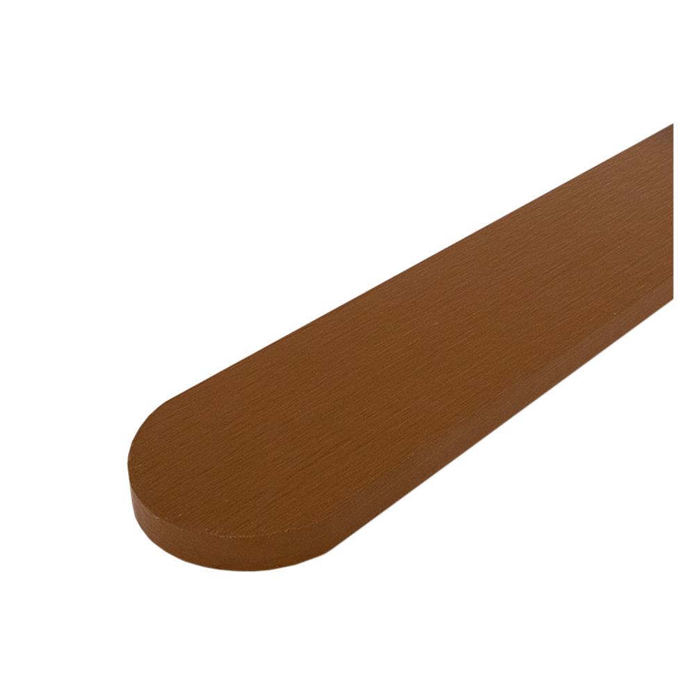 ไม้รั้ว หัวโค้ง CONWOOD พฤกษา หน้า 4 นิ้ว 10X150X1.6 ซม. สีไม้สัก