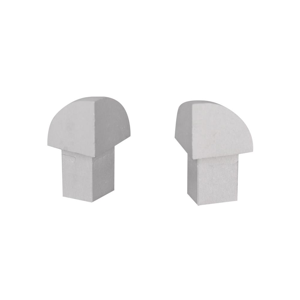 ตัวปิดมุมคิ้วอะลูมิเนียมแบบโค้ง 9 มม. TARA สีอะลูมิเนียม