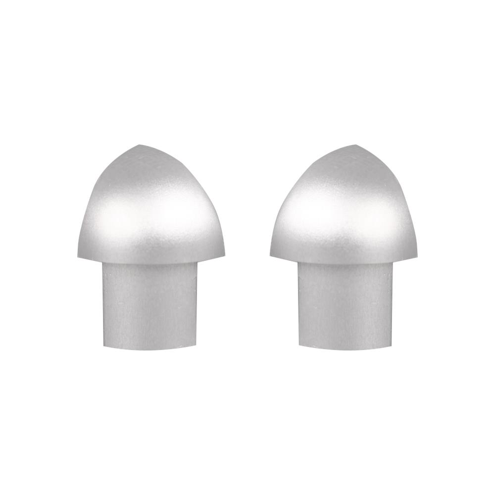 ตัวปิดมุมคิ้วอะลูมิเนียมแบบโค้ง 9 มม. TARA สีอะลูมิเนียม