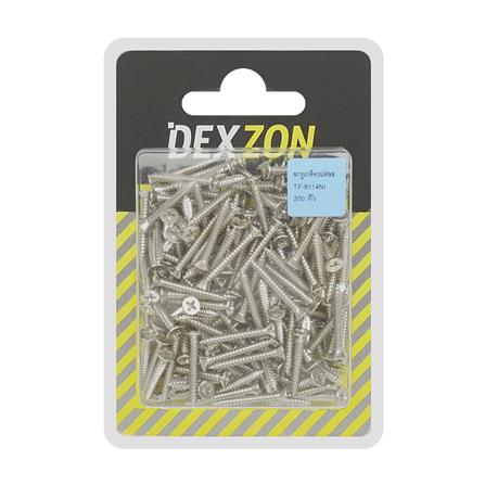 สกรูเกลียวปล่อย TF DEXZON 8X1-1/4 นิ้ว แพ็ก 200 ชิ้น_2
