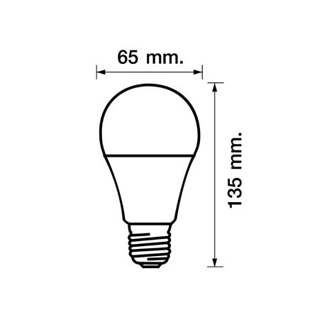 หลอดไฟ LED RACER A65 KIMMIE 18.5 วัตต์ DAYLIGHT E27_3
