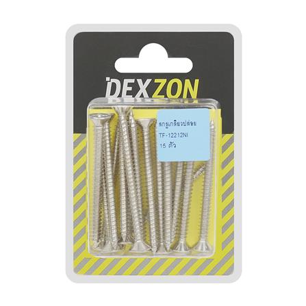 สกรูเกลียวปล่อย TF DEXZON 12X2-1/2 นิ้ว แพ็ก 15 ชิ้น_2