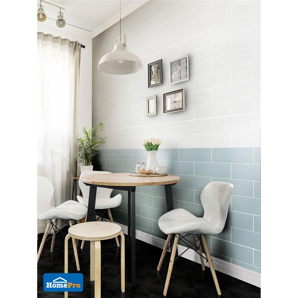 กระเบื้องผนัง 10x30 ซม. TARA เอมบอสโฟล์ท ไวท์