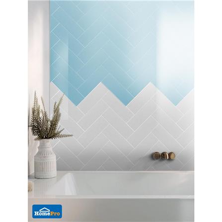 กระเบื้องผนัง 10x30 ซม. TARA เอมบอสโฟล์ท ไวท์_9