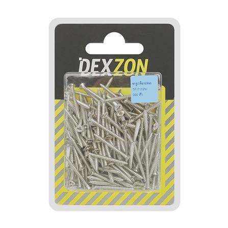 สกรูเกลียวปล่อย TF DEXZON 7X1-1/2 นิ้ว แพ็ก 200 ชิ้น_2