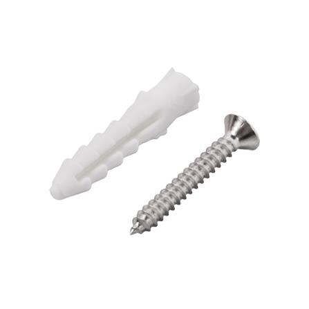 พุกพลาสติกพร้อมสกรู DEXZON เบอร์ 6 แพ็ก 50 ชิ้น_0