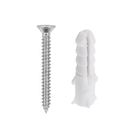 พุกพลาสติกพร้อมสกรู DEXZON เบอร์ 8 แพ็ก 50 ชิ้น_1