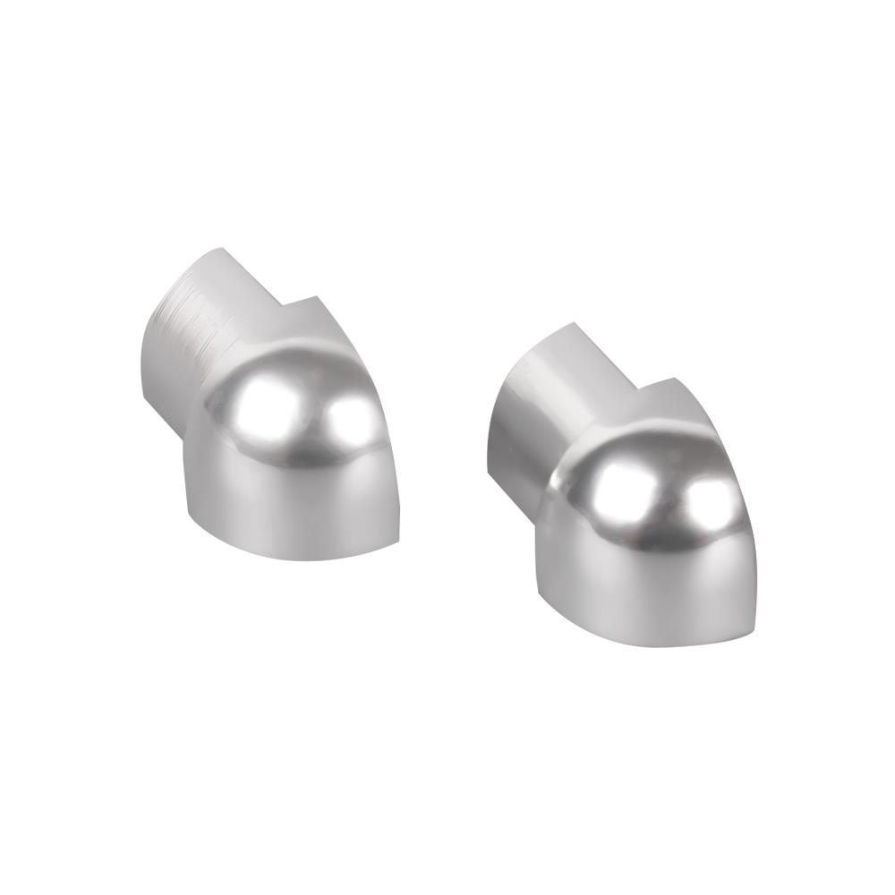 ตัวปิดมุมคิ้วอะลูมิเนียมแบบโค้ง 12 มม. TARA สีอะลูมิเนียม