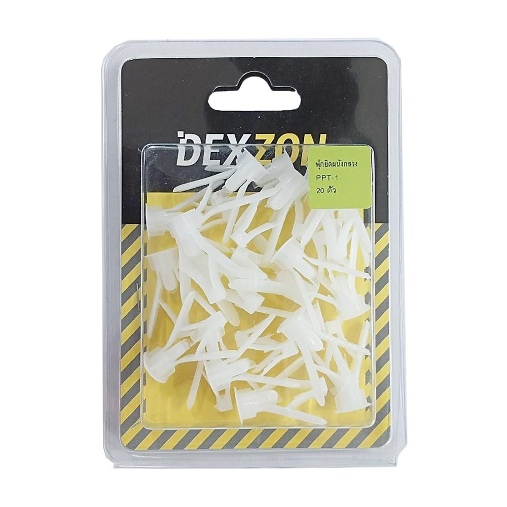 พุกยึดผนังกลวงพลาสติก DEXZON PPL 12 มม. 20 ตัว