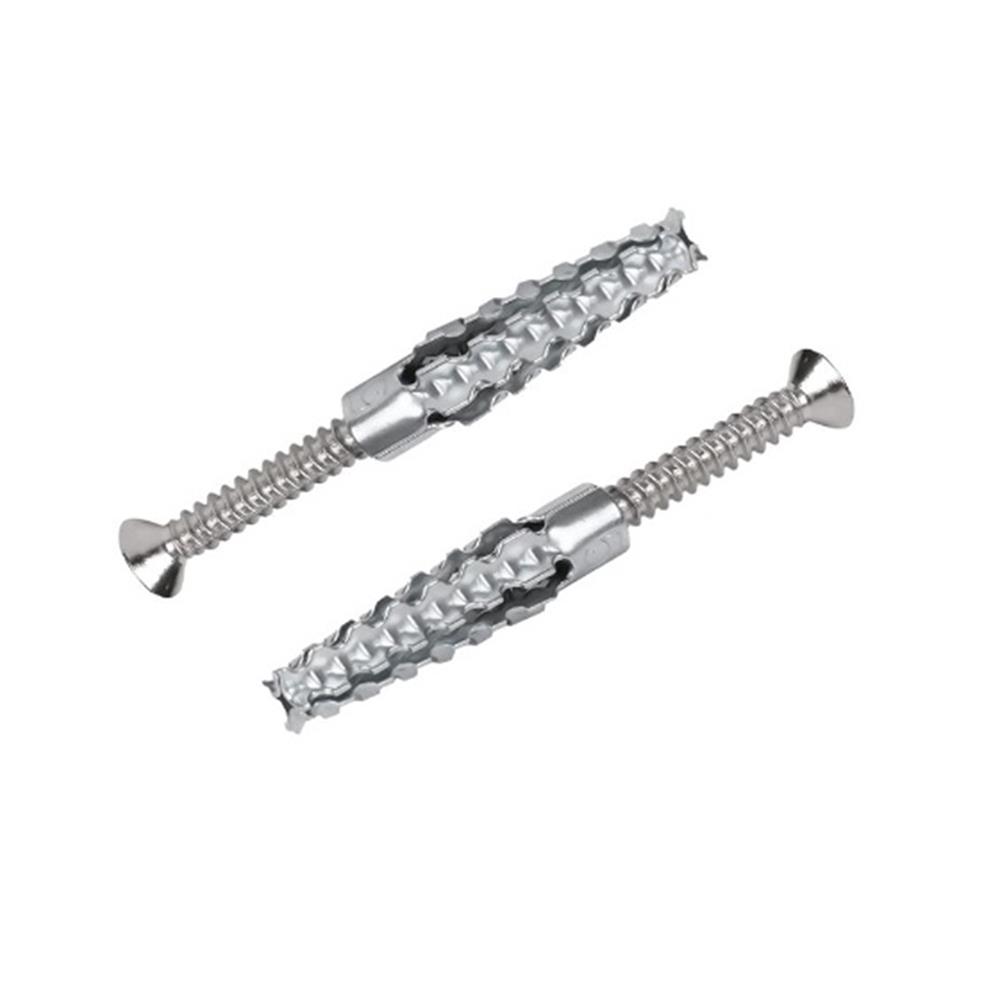 พุ๊กเหล็กเกลียวเหล็ก+สกรู เบอร์ 7 DEXZON 50 ชิ้น