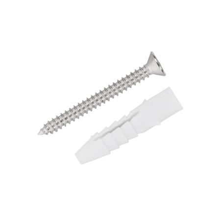 พุกพลาสติกพร้อมสกรู DEXZON เบอร์ 7 แพ็ก 50 ชิ้น_0