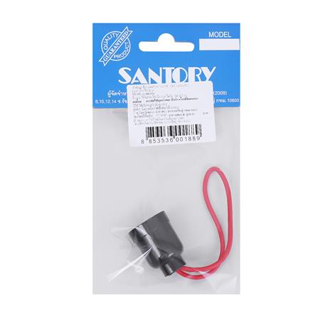 ขั้วห้อยไฟเกลียว SANTORY E-14 LH-15 สีดำ_2