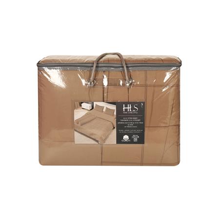 ชุดผ้าปูที่นอน 3.5 ฟุต 4 ชิ้น HOME LIVING STYLE KANA สีน้ำตาล_4