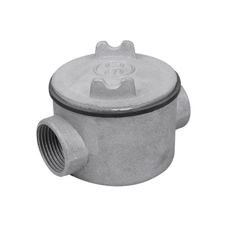 บ็อกซ์กลมกันน้ำ 2 ทางตรง BT 1 นิ้ว