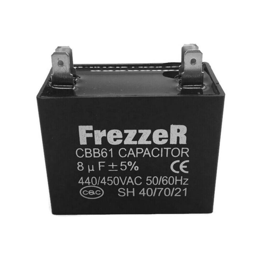 คาปาซิเตอร์พัดลม FREZZER 8 uF (ไมโครฟารัด)