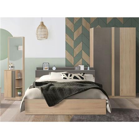 ชุดห้องนอน 5 ฟุต KONCEPT TOUCHI สี SOLID OAK_5