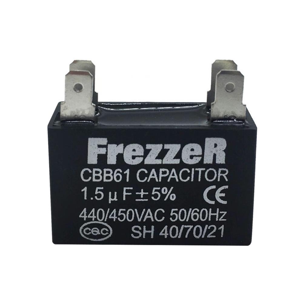 คาปาซิเตอร์พัดลม FREZZER 1.5 uF (ไมโครฟารัด)