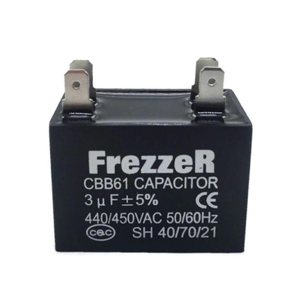 คาปาซิเตอร์พัดลม FREZZER 3 uF (ไมโครฟารัด)