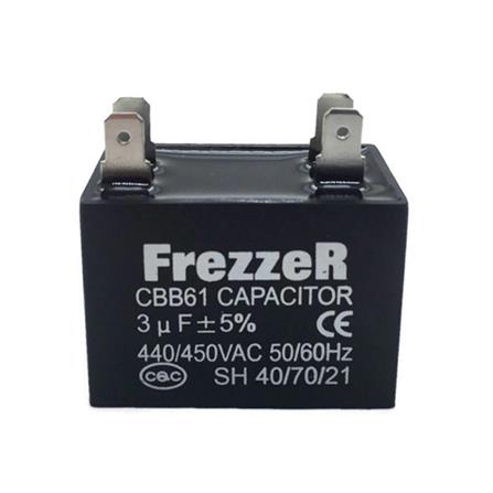 คาปาซิเตอร์พัดลม FREZZER 3 uF (ไมโครฟารัด)