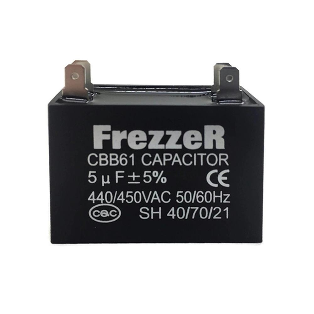 คาปาซิเตอร์พัดลม FREZZER 5 uF (ไมโครฟารัด)