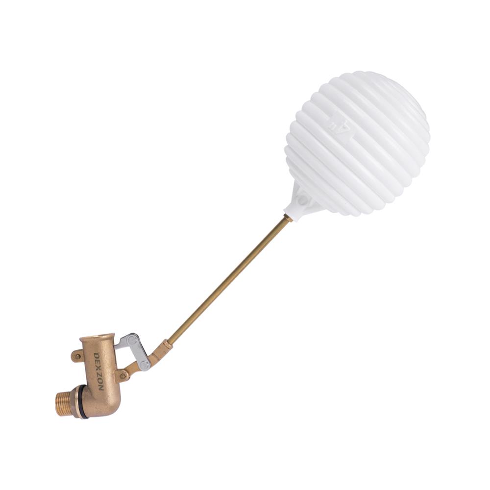 ลูกลอยธรรมดา DEXZON 1/2 นิ้ว สีขาว