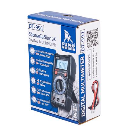 ดิจิตอลมัลติมิเตอร์ SUMO DT-991 สีดำ_2