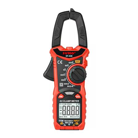แคลมป์มิเตอร์ดิจิทัล SUMO DT330 สีแดง