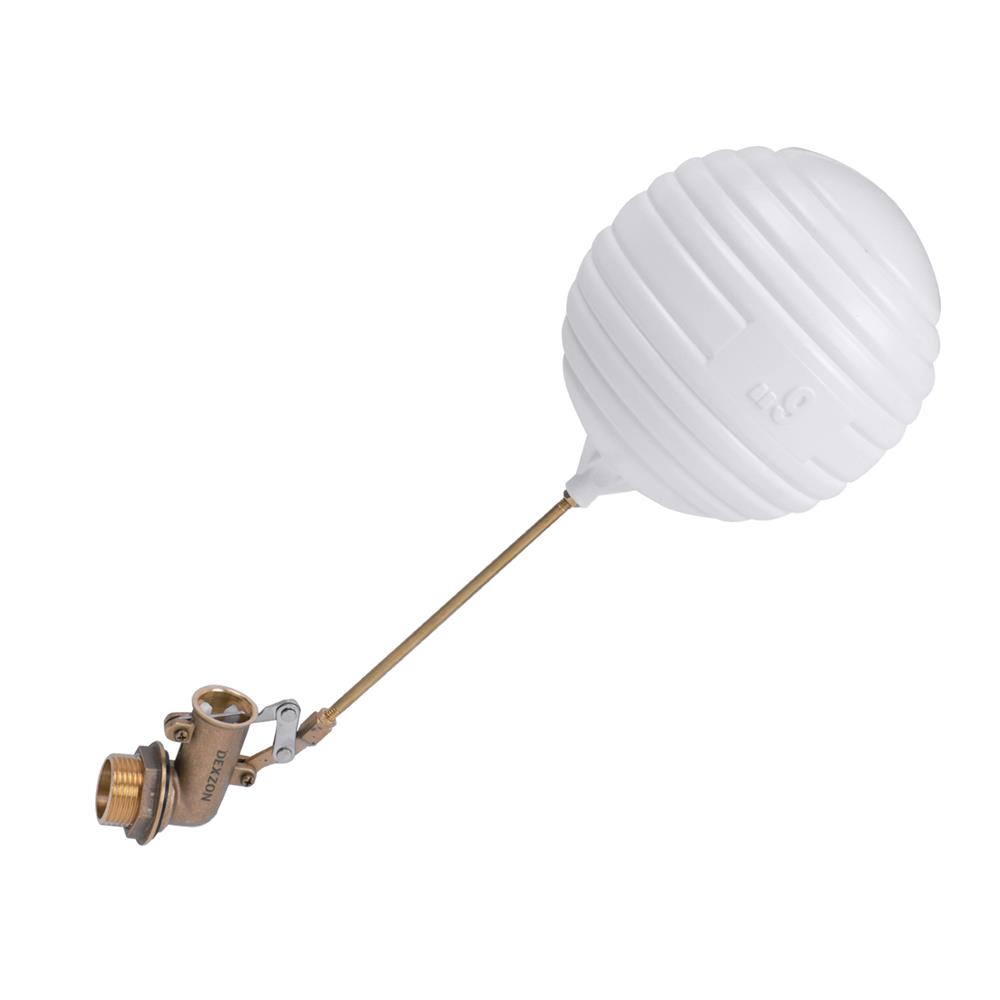 ลูกลอยธรรมดา DEXZON 1 นิ้ว สีขาว