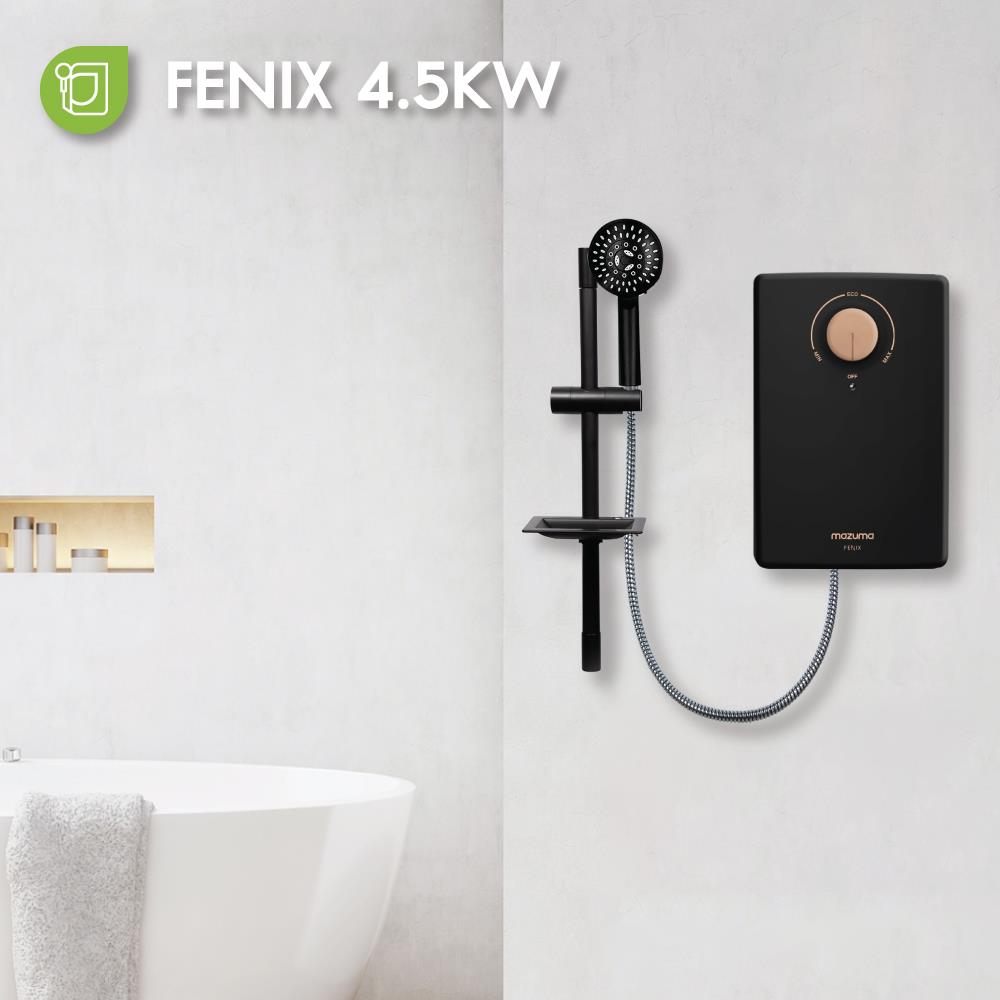 เครื่องทำน้ำอุ่น MAZUMA FENIX 4500 วัตต์ สีดำ