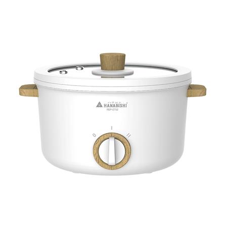 หม้ออเนกประสงค์ HANABISHI REP-0752 2.5 ลิตร สีขาว_0