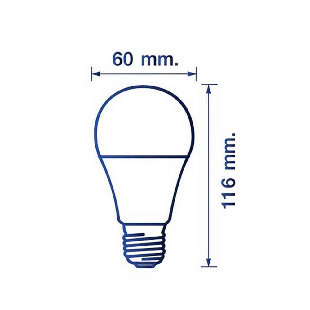 หลอด LED RACER KIMMIE 12 วัตต์ WARM WHITE E27