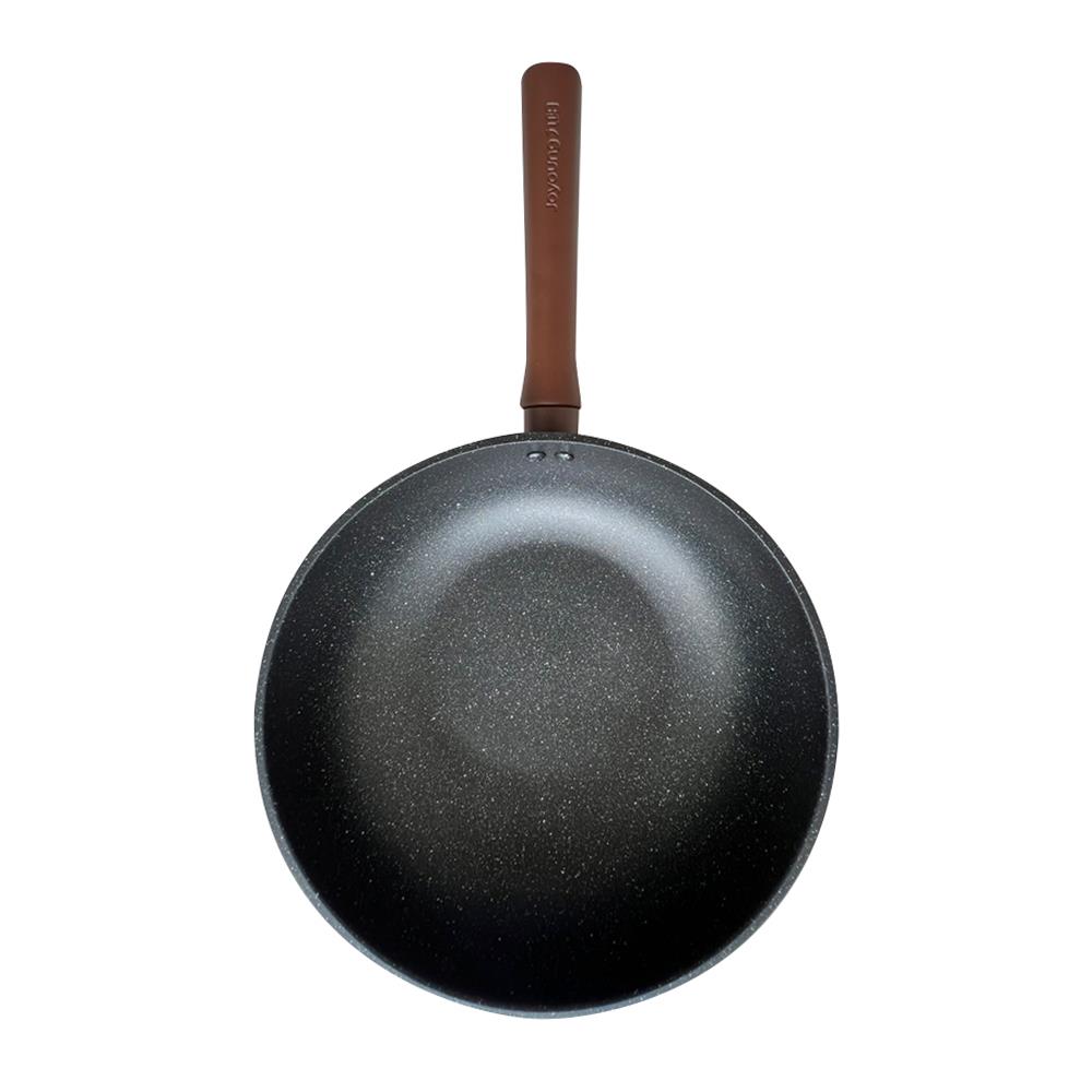 กระทะลึกพร้อมฝา 28 ซม. JOYOUNG BROWN IH