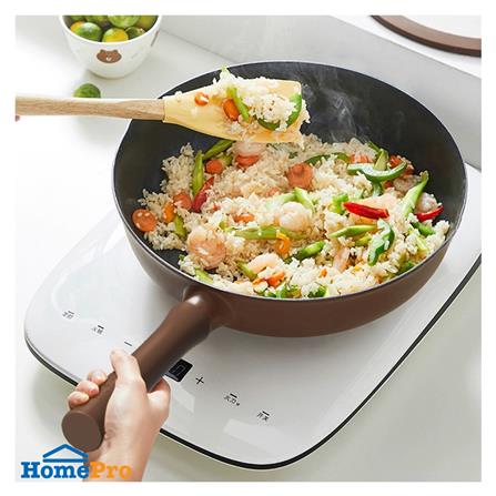 กระทะลึกพร้อมฝา 28 ซม. JOYOUNG BROWN IH_5