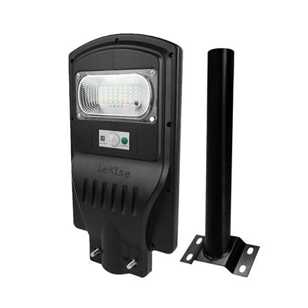 ไฟถนน SOLAR LEKISE SL 50 วัตต์ DAYLIGHT สีดำ_0