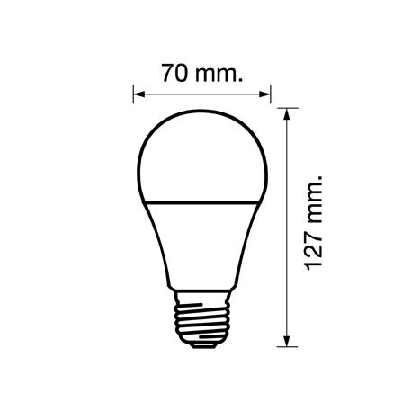 หลอด LED RACER A70 KIMMIE 20.5 วัตต์ DAYLIGHT E27_3