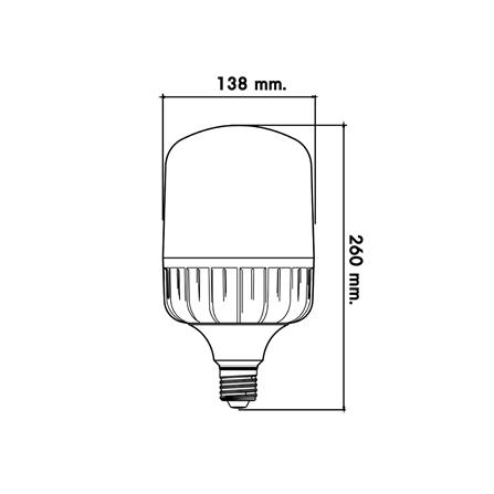 หลอด LED LUMAX HIGH WATT 50 วัตต์ DAYLIGHT E27_5