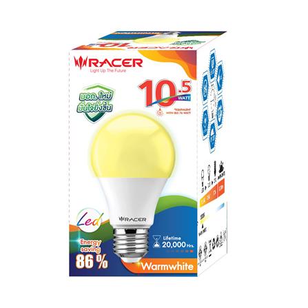 หลอด LED RACER A60 KIMMIE 10.5 วัตต์ WARM WHITE E27_1