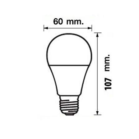 หลอด LED RACER A60 KIMMIE 7.5 วัตต์ WARM WHITE E27_3