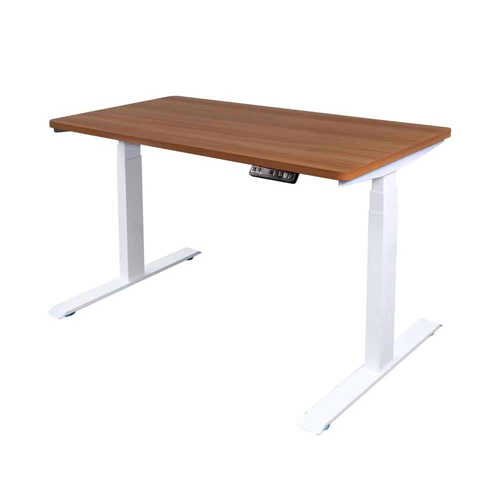 D.I.Y. โต๊ะทำงานปรับระดับ BEWELL ERGO 160x80 ซม. สีวอลนัท/ขาว