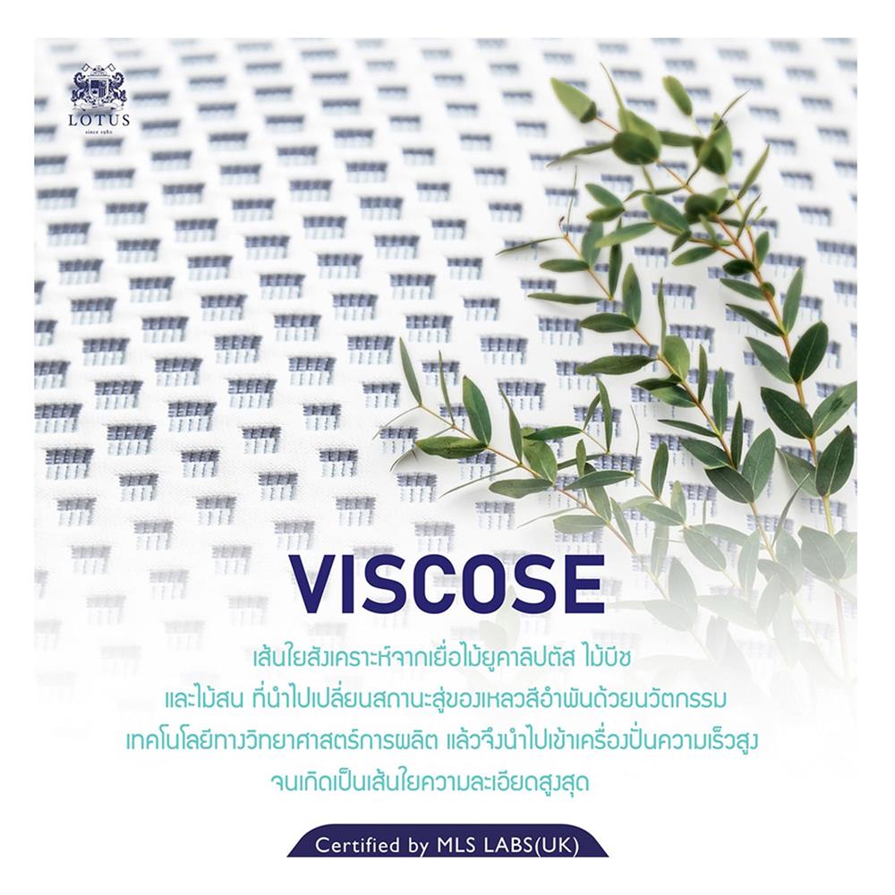 ผ้ารองกันเปื้อน QUEEN SIZE LOTUS VIROCLEAN WHITE