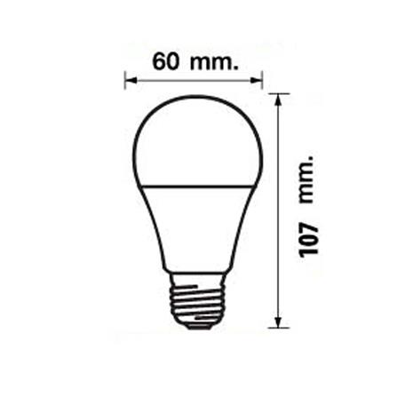 หลอด LED RACER A60 KIMMIE 7.5 วัตต์ DAYLIGHT E27_3