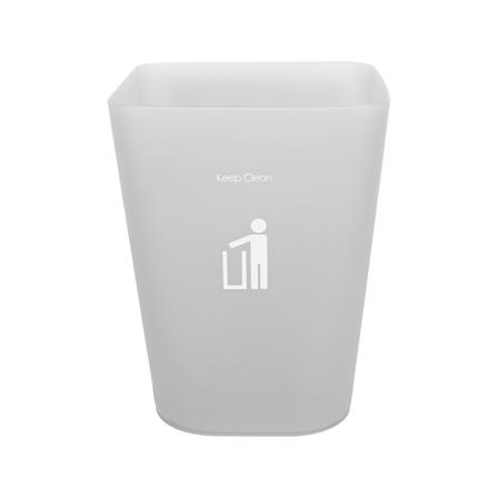 ถังขยะทรงเหลี่ยม DKW 11 ลิตร สีเทาใส_0