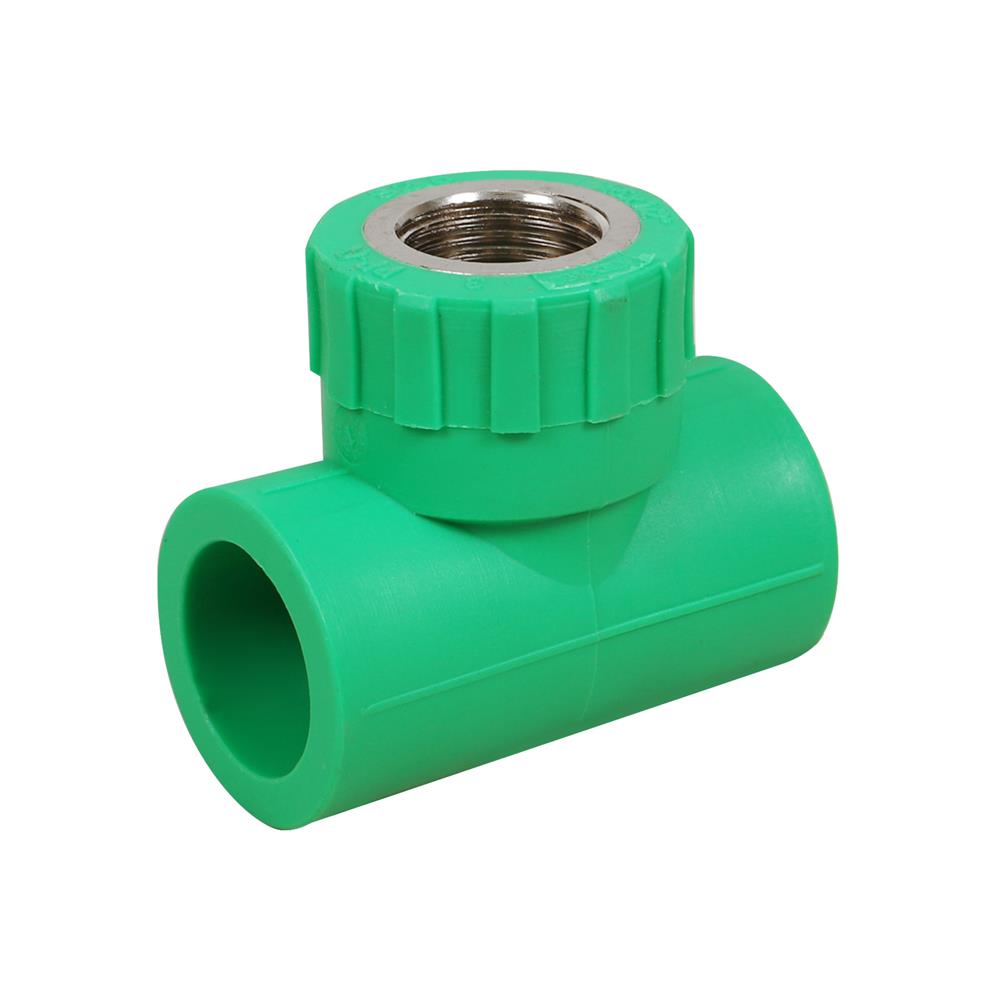 ข้อต่อท่อสามทางเกลียวใน GREAN PIPE 1/2 นิ้ว สีขียว