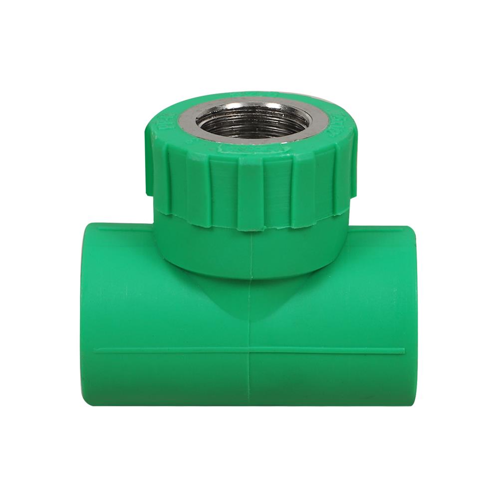 ข้อต่อท่อสามทางเกลียวใน GREAN PIPE 1/2 นิ้ว สีขียว