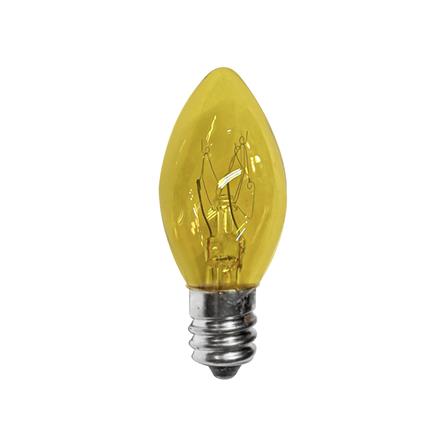 หลอดไส้จำปา HATASHI 7 วัตต์ สีเหลือง E12_0